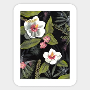 Magnolias Tropical Night Sticker